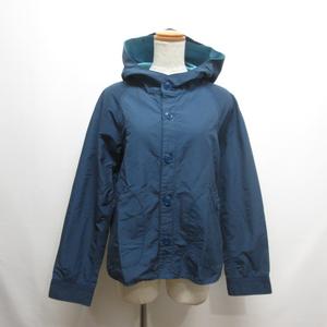 ドミンゴ Domingo D.M.G マウンテンパーカー 2 紺 ネイビー ナイロン混 ブルゾン 日本製 レディース