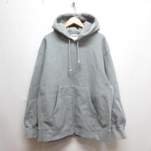 ジーユー GU ヘビーウェイト スウェット パーカー XL グレー 裏起毛 メンズ