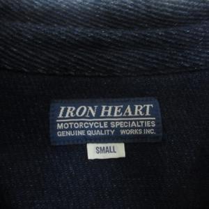 アイアンハート IRON HEART インディゴ カルゼ ウエスタン シャツ S コーデュロイ コットン 長袖 厚手 日本製 メンズ