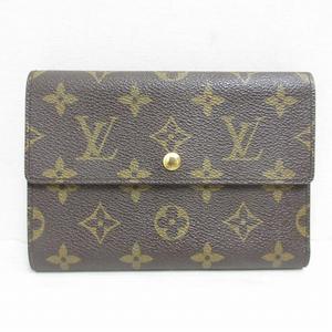 ルイヴィトン LOUIS VUITTON モノグラム ポルトトレゾール エテュイ パピエ M61202 三つ折り 財布 ウォレット 