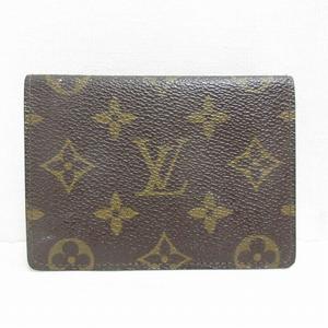 ルイヴィトン LOUIS VUITTON モノグラム ポルト2カルト ヴェルティカル M60533 パスケース 定期入れ カードケース 