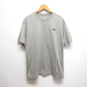 ザノースフェイス THE NORTH FACE 美品 ショートスリーブ フラッシュドライ ヌプシ コットン Tシャツ M グレー NT32536 半袖 正規品 メンズ