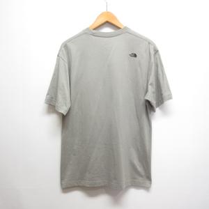 ザノースフェイス THE NORTH FACE 美品 ショートスリーブ フラッシュドライ ヌプシ コットン Tシャツ M グレー NT32536 半袖 正規品 メンズ
