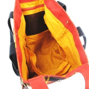 Vivienne Westwood MAN 2WAYバッグ キャンバス×レザー赤 ヴィヴィアンウエストウッドマン Vivienne Westwood MAN ハンド