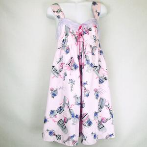 ミルク Milk トワレ ベビードール ジャンパースカート ミニワンピース ピンクベース レディース 066 ベクトルパーク