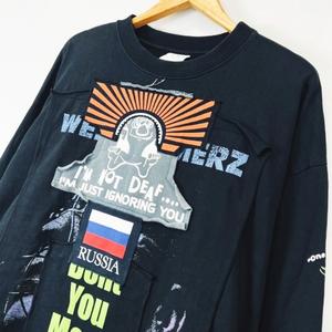 ヴェトモン ベトモン VETEMENTS ☆AA☆ 18AW Oversized Patchwork L/S