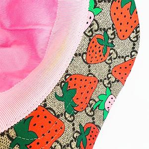 グッチ GUCCI ☆AA☆ ストロベリー イチゴ柄 GG ベースボール キャップ