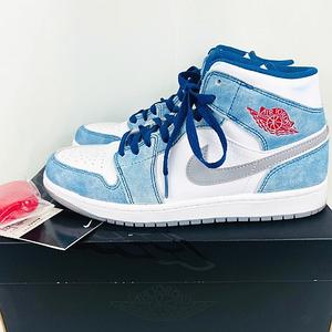 ナイキ NIKE ☆AA☆ AIR JORDAN 1 MID SE WHITE HYPER ROYAL DN3706  