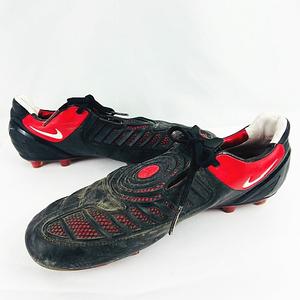 Nike フットボールシューズ 黒/赤 ハイカット ナイキ NIKE トータル90 レーザーⅡ 337301-016 サッカー