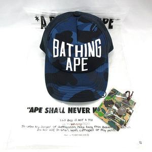 アベイシングエイプ A BATHING APE Camo Mesh Cap ロゴ プリント