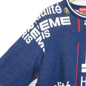 シュプリーム SUPREME ☆AA☆ 20SS Qualite Sweater 総柄 クルー