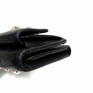 ジミーチュウ JIMMY CHOO コンパクトウォレット 三つ折り スタッズ 財布 黒 ブラック ☆AA★ メンズ レディース