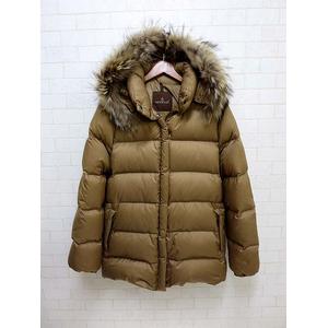 00s MONCLER ダウンコート　モンクレール　ベージュ　レディース　茶タグ MONCLER / モンクレール | 茶タグ リバーシブル ダウンコート