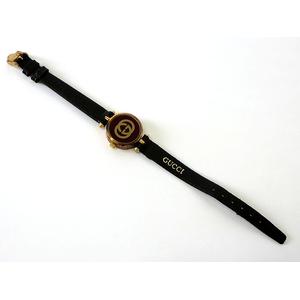 グッチ GUCCI 腕時計 シェリーライン GG ゴールド レザーベルト