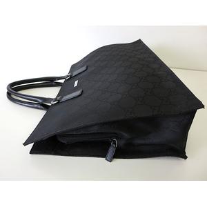 グッチ トートバッグ GGキャンバス ブラック レザー ベルト ジャガード グッチ GUCCI バッグ トートバッグ GG キャンバス レザー ジャガード