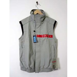 22SS PRADA プラダ スポーツ ノースリーブ ベスト パーカー プラダスポーツ PRADA SPORT ナイロンホワイトグースダウン