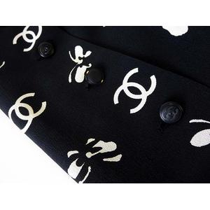 シャネル CHANEL ワンピース シャツワンピース 半袖 ココマーク