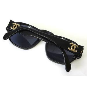 シャネル CHANEL サングラス ココマーク 黒 ブラック ゴールド