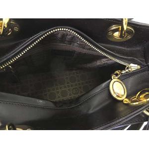 【美品】ディオール　ハンドバッグ　2way　スタッズ　ゴールド金具　レザー　黒色 楽天市場】Christian Dior クリスチャン ディオール レディ