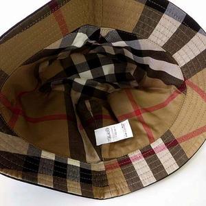 【美品】バーバリー リバーシブル 刺繍ロゴ ノヴァチェック 黒 バケットハット バーバリー BURBERRY ハット 帽子 バケットハット リバーシブル