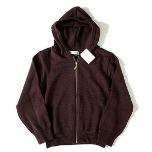 未使用品 セリーヌ CELINE パーカー フードパーカ ウール ニット  