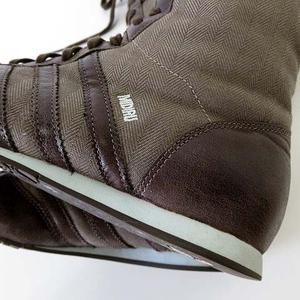 アディダス adidas MIDIRU HI スニーカー ブーツ ロング ロゴ 刺繍