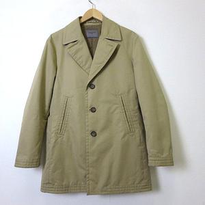 ユナイテッドアローズ UNITED ARROWS コート 中綿 ステンカラーコート ハーフコート 長袖 M ベージュ メンズ