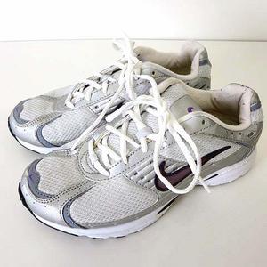 NIKE エアクッション ランニングシューズ シルバー/グレー ナイキ NIKE メンズ スニーカー ジャーニー ラン FN0228-104