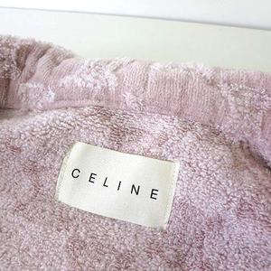 専用です、新品♡CELINE♡セリーヌ♡ピンクマカダム柄バスローブ セリーヌ CELINE バスローブ ガウン ルームウエア マカダム柄