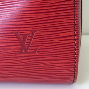 極 美品 ルイヴィトン エピ レザー ハンドバッグ ミニ ボストンバッグ レッド LOUIS VUITTON エピスフロミニボストンバッグハンドバッグポーチ