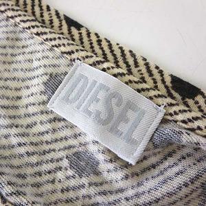 ディーゼル DIESEL ワンピース チュニック ドット 水玉 斜めストライプ 