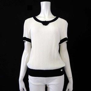 シャネル CHANEL P47915K06128 ニット カットソー シャツ 半袖 