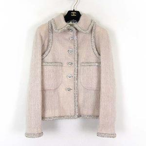 シャネル CHANEL 2017AW ツイード ジャケット ブレザー ウール モヘア  