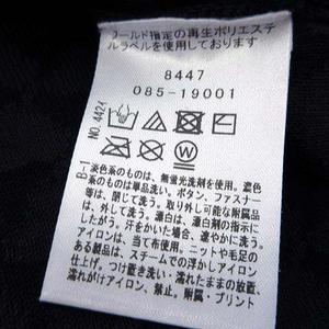 ドレステリア DRESSTERIOR 2024年製 ニット カットソー セーター コットン ノースリーブ ロゴ 刺繍 M 38 黒 ブラック グレー 赤 美品 ドレステリア DRESSTERIOR 2024年製 ニット カットソー セーター