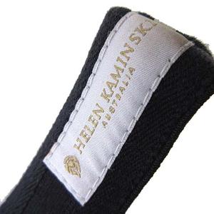 ヘレンカミンスキー HELEN KAMINSKI バイザー サンバイザー Marina マリーナ Black Logo UPF50+ ラフィア製ハット 帽子 F 黒 ブラック ぼうし レディース