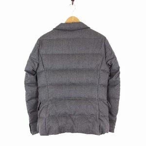 エトレゴ HETREGO DUKU 3B テーラード ダウンジャケット ウール アウター S 44 グレー ルーマニア製 国内正規品 メンズ