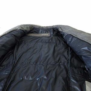 エトレゴ HETREGO DUKU 3B テーラード ダウンジャケット ウール アウター S 44 グレー ルーマニア製 国内正規品 メンズ