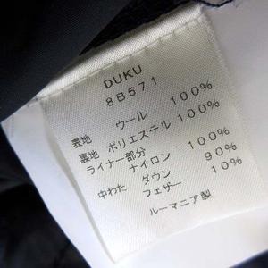 エトレゴ HETREGO DUKU 3B テーラード ダウンジャケット ウール アウター S 44 グレー ルーマニア製 国内正規品 メンズ