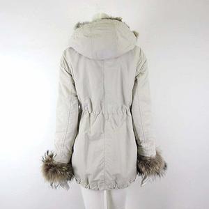 美品 イネド ラビットファー ラクーンファー ボアライナー付 モッズコート イネド INED コート モッズコート ボア ラクーン ラビットファー