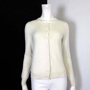 ケティ KETTY カーディガン ニット ウール ストレッチ M 2 長袖 アイボリー レディース