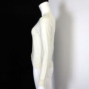 ケティ KETTY カーディガン ニット ウール ストレッチ M 2 長袖 アイボリー レディース