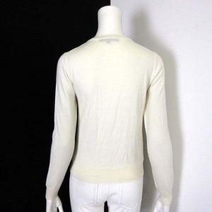 ケティ KETTY カーディガン ニット ウール ストレッチ M 2 長袖 アイボリー レディース