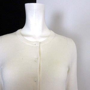 ケティ KETTY カーディガン ニット ウール ストレッチ M 2 長袖 アイボリー レディース