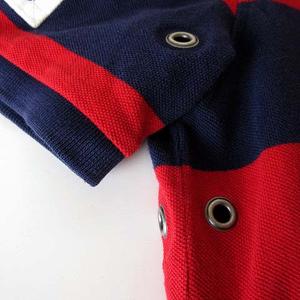 ポロ ラルフローレン POLO RALPH LAUREN 復刻 RL93 ラガーシャツ ポロシャツ 半袖 鹿の子 ロゴ 刺繍 XS 赤 レッド 紺 ネイビー 国内正規品 メンズ