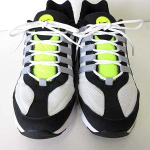 ナイキ NIKE エアマックス AIR MAX VG-R CK7583-101 スニーカー シューズ 27.5cm 白 ホワイト 黒 ブラック 蛍光イエロー US 7.5 くつ 靴 シューズ 美品 メンズ