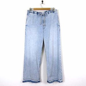 ラグ&ボーン RAG&BONE パンツ イージーパンツ イージーデニム ワイドパンツ ブリーチ加工 M 水色 ライトブルー メンズ