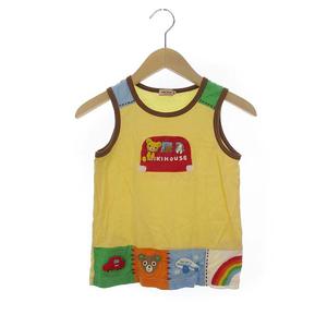 ミキハウス mikihouse カギ編み ニット装飾 タンクトップ プルオーバー  