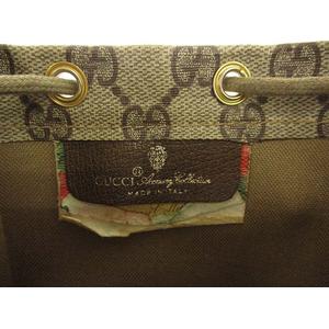 グッチ GUCCI オールドグッチ 巾着 バッグ ポーチ かばん 鞄 GG柄 