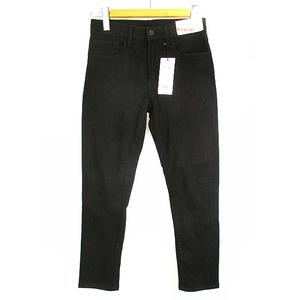 未使用品 ユニクロ Uniqlo Ezyスキニーフィットカラージーンズ ボトムス イージー パンツ ストレッチ 無地 ブラック 黒 Xs タグ付 メンズ 069 ベクトルパーク