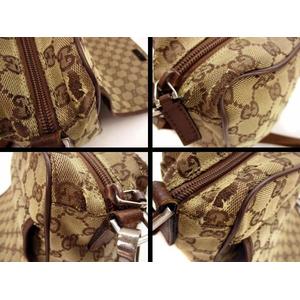 グッチ GUCCI ショルダーバッグ GG柄 キャンバス レザー フラップ 